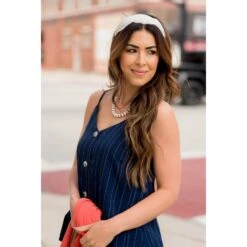 Thin Striped Button Accent Tank -Women's Clothing Store BB 4935 d3ca9a78 0c44 4950 a7a0 bc63b02950fd