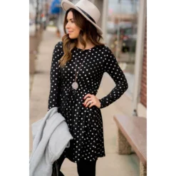 Metallic Dot Dress -Women's Clothing Store BB 4941 93a62c85 62fd 4cc7 8ac8 73df99de3b59