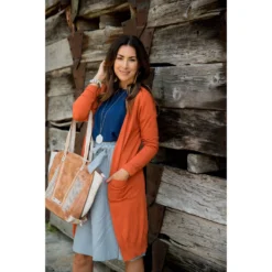 So Soft Tunic Cardigan -Women's Clothing Store BB 4942