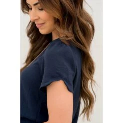 Capped Two Scallop Sleeve Tee 32 Capped Two Scallop Sleeve Tee -Women's Clothing Store BB 4965 456090fb 350d 4776 8916 840fe115e46d