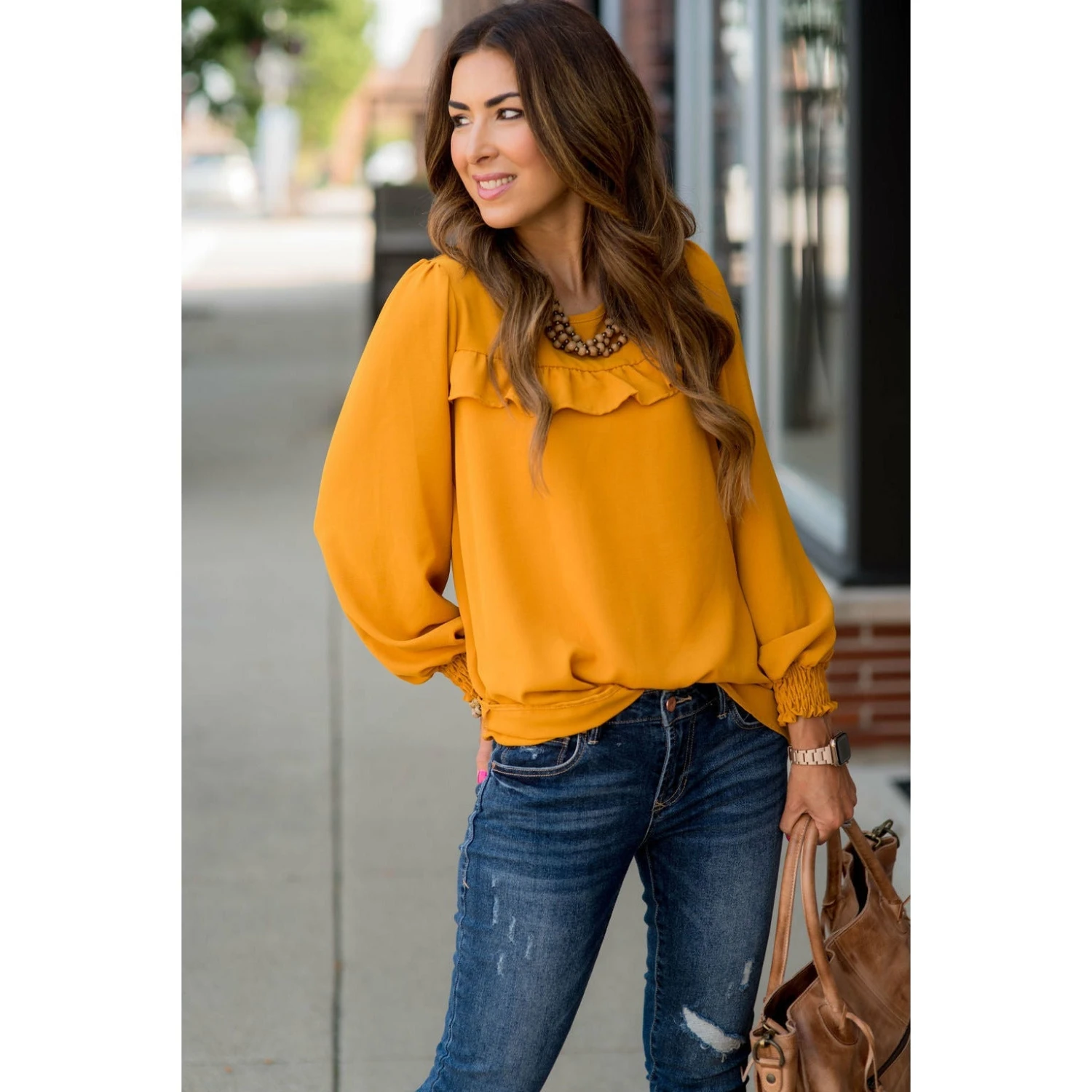 Ruffle Blouse 1 Ruffle Blouse