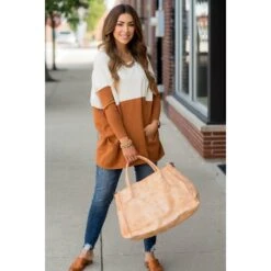 Dual Color Pocket Pullover -Women's Clothing Store BB 5017 d83dec37 95be 4f1e a052 ff3520a1f23e