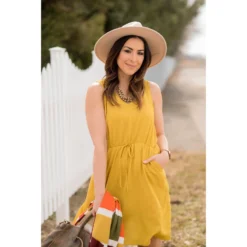 Tie Pocket Tank Dress 21 Tie Pocket Tank Dress -Women's Clothing Store BB 5021 1 7eeed4fb 2be2 4033 9e74 ab0cd6fb8c99