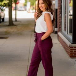 Gauze Tassel Accented Pants -Women's Clothing Store BB 5024 3a45ff27 dc3f 4db9 8c1d ca2a39b091c7 432780