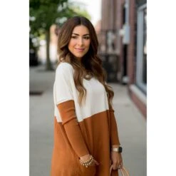 Dual Color Pocket Pullover -Women's Clothing Store BB 5024 49b0fa6e 6d8a 4a5d 8101 25b2c0d69d89