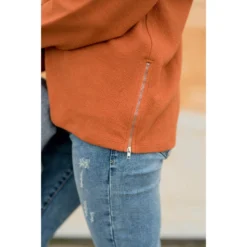 Essential Side Zip Crewneck -Women's Clothing Store BB 5052 b49facc2 634b 4569 b344 d1e779868342