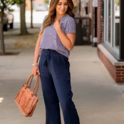 Gauze Tassel Accented Pants -Women's Clothing Store BB 5081 0bda9bf1 fdd0 4b57 afde 4048d90cbdfe 785303