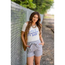 All American Babe Graphic Tee -Women's Clothing Store BB 5085 c755b9c0 4caa 475d aa4f ca40991a17a3
