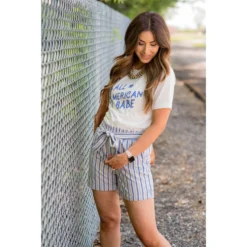 All American Babe Graphic Tee -Women's Clothing Store BB 5099