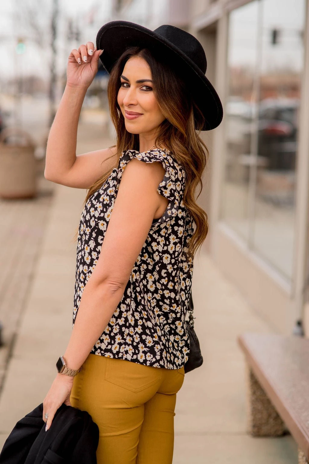 Scattered Blooms Ruche Accented Blouse 10 Scattered Blooms Ruche Accented Blouse - Image 10