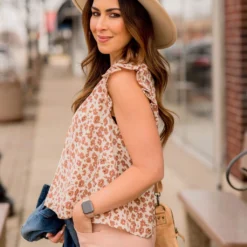 Scattered Blooms Flutter Trim V Blouse 22 Scattered Blooms Flutter Trim V Blouse -Women's Clothing Store BB 5115 36845c18 4dcc 4d28 a9d4 c9e20fd8b9df 858249