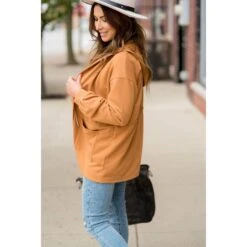 Sweatshirt Hooded Open Tie Jacket -Women's Clothing Store BB 5123 7c3f8e99 1dad 4314 b671 342a183d0ca5
