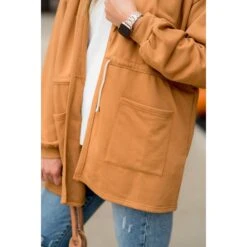 Sweatshirt Hooded Open Tie Jacket -Women's Clothing Store BB 5128 5adf718b 39e1 4fa7 9556 69d7a531e6c3