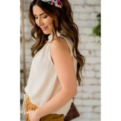 Micro Dot V-Neck Tank -Women's Clothing Store BB 5129 721de68d 7bd8 4e79 972b 956c46f8fefd