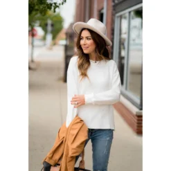 Essential Side Zip Crewneck -Women's Clothing Store BB 5133 31336ebf 68ef 43dc 8f25 197156dc4a3b