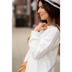 Essential Side Zip Crewneck -Women's Clothing Store BB 5140 1c4afba3 268b 435b 8f17 5de915e7140e