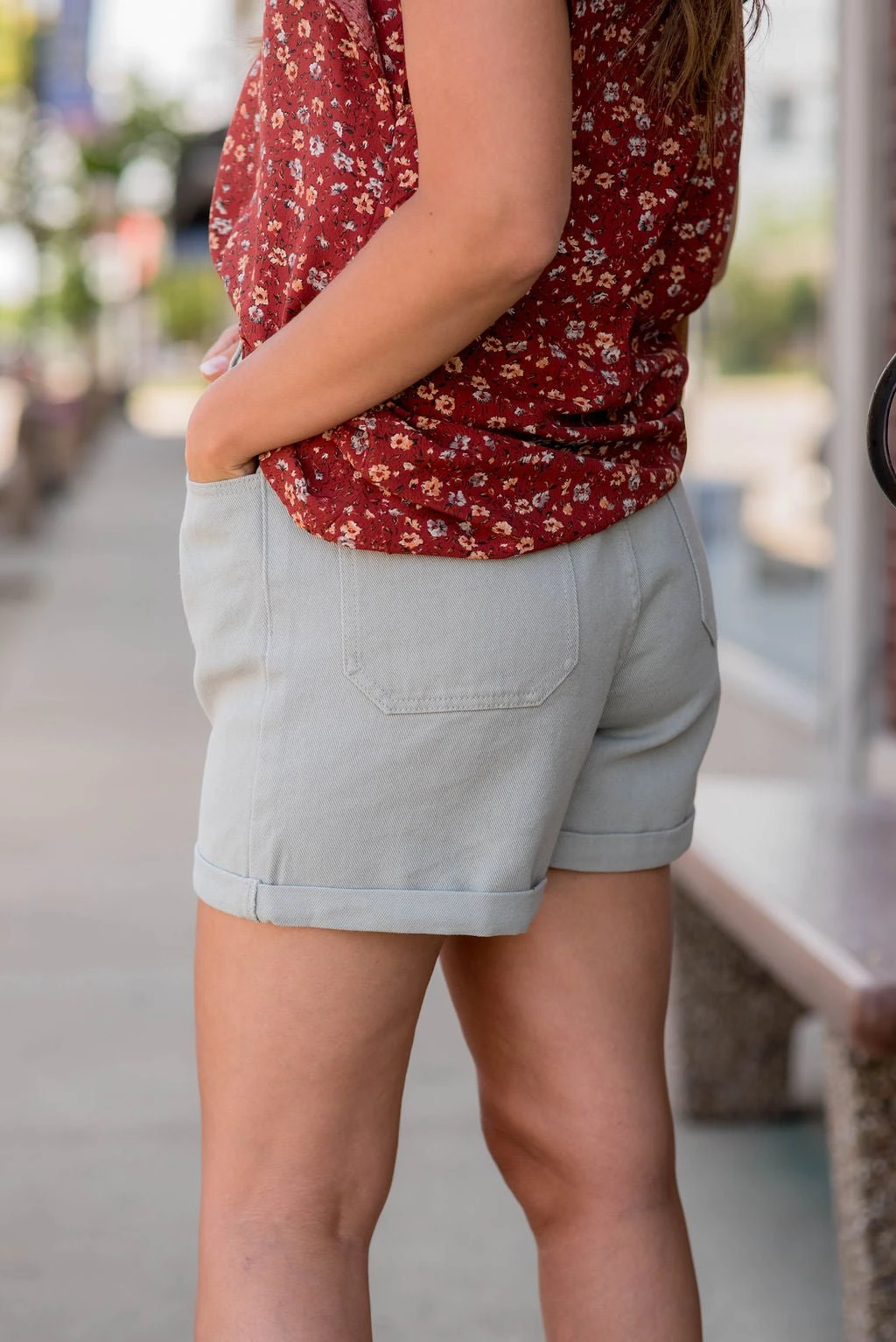 Hillary Denim Shorts 10 Hillary Denim Shorts - Image 10