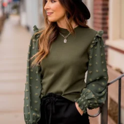 Textured Dot Sleeve Blouse 24 Textured Dot Sleeve Blouse -Women's Clothing Store BB 5158 63719b0c b955 4b4d b598 d3375ee9713a 902297