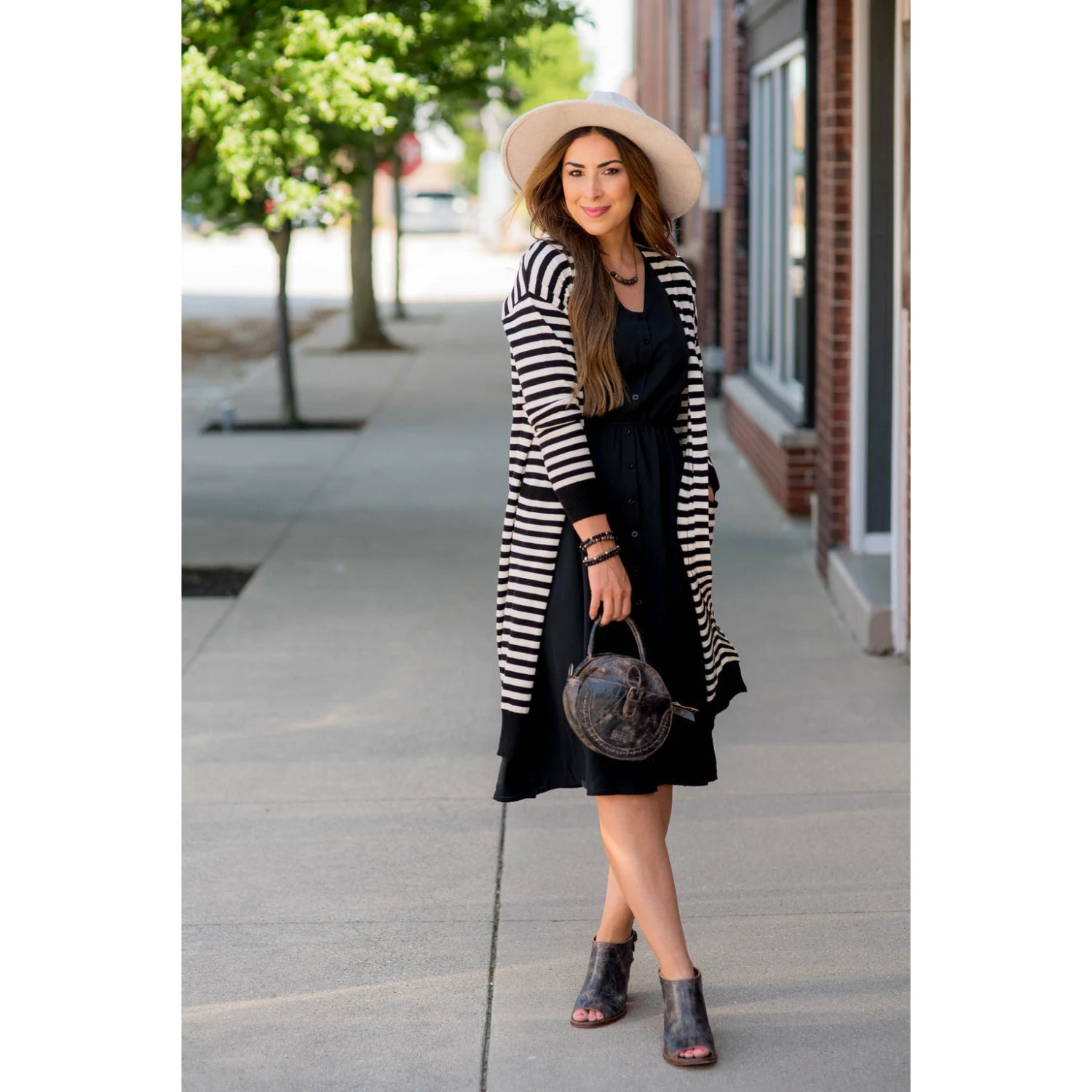 Tie Shoulder Button Down Midi 10 Tie Shoulder Button Down Midi - Image 10