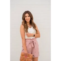 Tie Top Paper Bag Shorts -Women's Clothing Store BB 5189 08f1cc7e fd5d 43d8 8dd4 748cac4c88ea