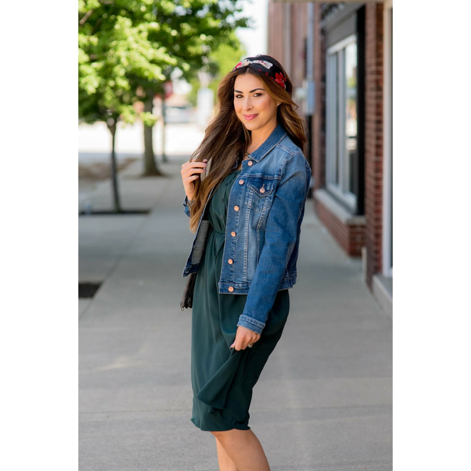 Tie Shoulder Button Down Midi 11 Tie Shoulder Button Down Midi - Image 11