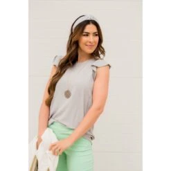 Classy Flutter Trim Blouse 25 Classy Flutter Trim Blouse -Women's Clothing Store BB 5212 5c10e763 ff9a 4e48 88e8 7940469fe120