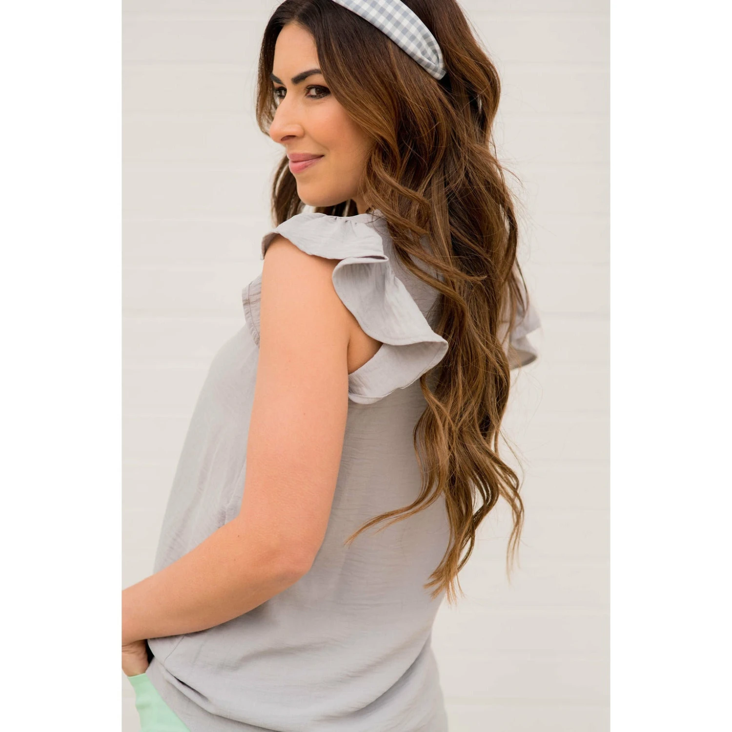 Classy Flutter Trim Blouse 12 Classy Flutter Trim Blouse - Image 12