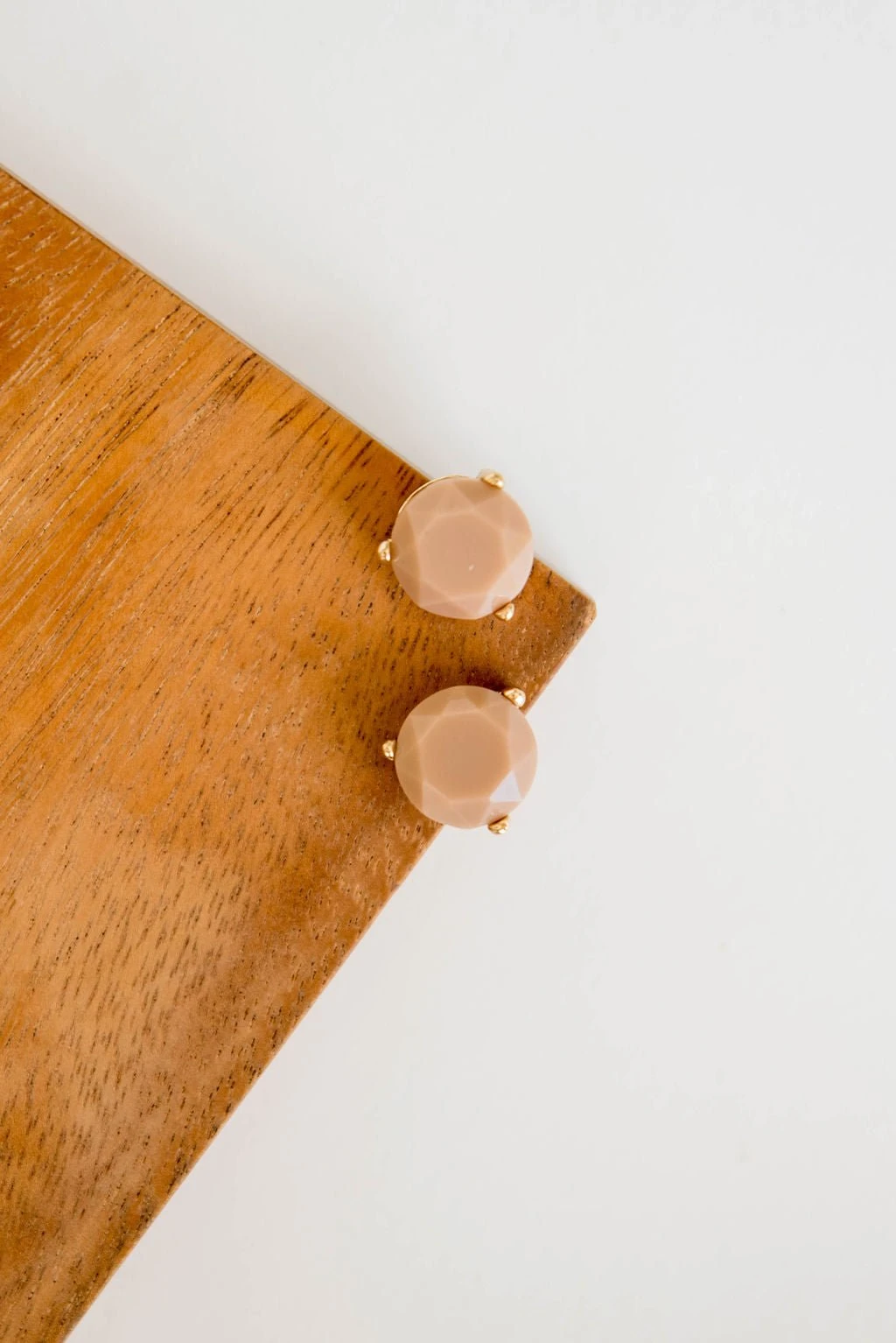 Circular Gemstones Stud Earrings 2 Circular Gemstones Stud Earrings - Image 2