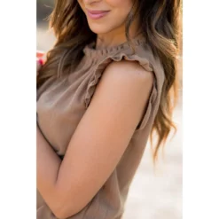 Classic Ruffle Sleeve Tank -Women's Clothing Store BB 5230 73146fef ac7b 4041 aabe 01b0328e3c78