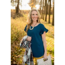 Short Sleeve Flutter Blouse -Women's Clothing Store BB 5246 f74e0013 aa29 4c02 bd93 91ca9751e043