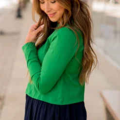 Ruffle Bottom Long Sleeve Tee -Women's Clothing Store BB 5276 c03e03a0 4025 48a8 8ea7 a5aeb7dff8fd 929708