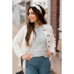 Ribbed Striped Button Accent Tank 34 Ribbed Striped Button Accent Tank -Women's Clothing Store BB 5287 b4c2367c 5856 4025 8dc2 b44f8cd89567