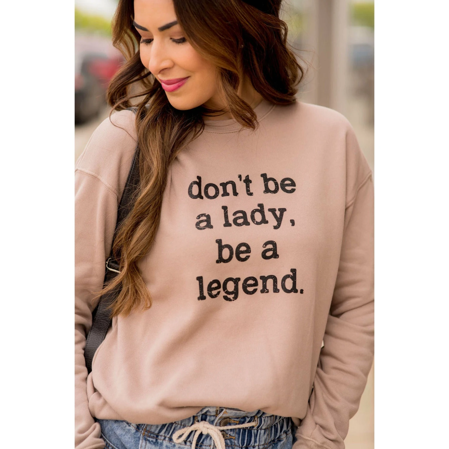 Be A Legend Graphic Sweatshirt 1 Be A Legend Graphic Sweatshirt