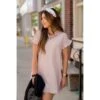 Ruffle Neck Tunic Dress