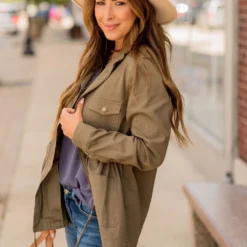 Button Tie Utility Jacket -Women's Clothing Store BB 5315 3f1244fc f04d 46cb b26f 6da84bccbfc4 304521