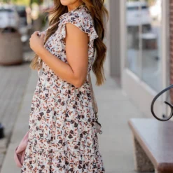 Blossoming Buds Flutter Sleeve Dress -Women's Clothing Store BB 5323 200901c6 0946 4cfa 9780 0a8b5dd9f10c 148371