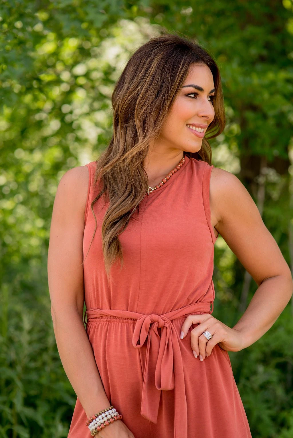 Tie Waist Cropped Jumpsuit 12 Tie Waist Cropped Jumpsuit - Image 12