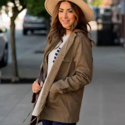 Button Tie Utility Jacket -Women's Clothing Store BB 5342 c416b880 4f50 4a83 b5d7 dd1448777bea 804148