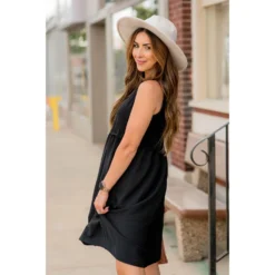 Faux Layered Pocket Tank Dress -Women's Clothing Store BB 5364 af1a34c6 a29a 44ae 8bf2 d27c44ed5acf