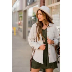 Micro Textured Dot Ruffle Tunic Dress -Women's Clothing Store BB 5378 927c939e 5963 4003 8ea8 c5ee39919351