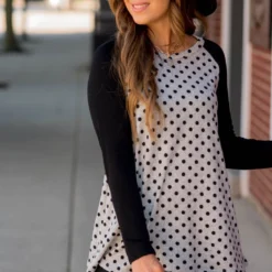 Polka Dot Baseball Tee 18 Polka Dot Baseball Tee -Women's Clothing Store BB 5389 86ba829e 68de 4579 99c4 25b10901831c 991385