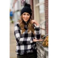 All Wrapped Up Buffalo Plaid Pullover