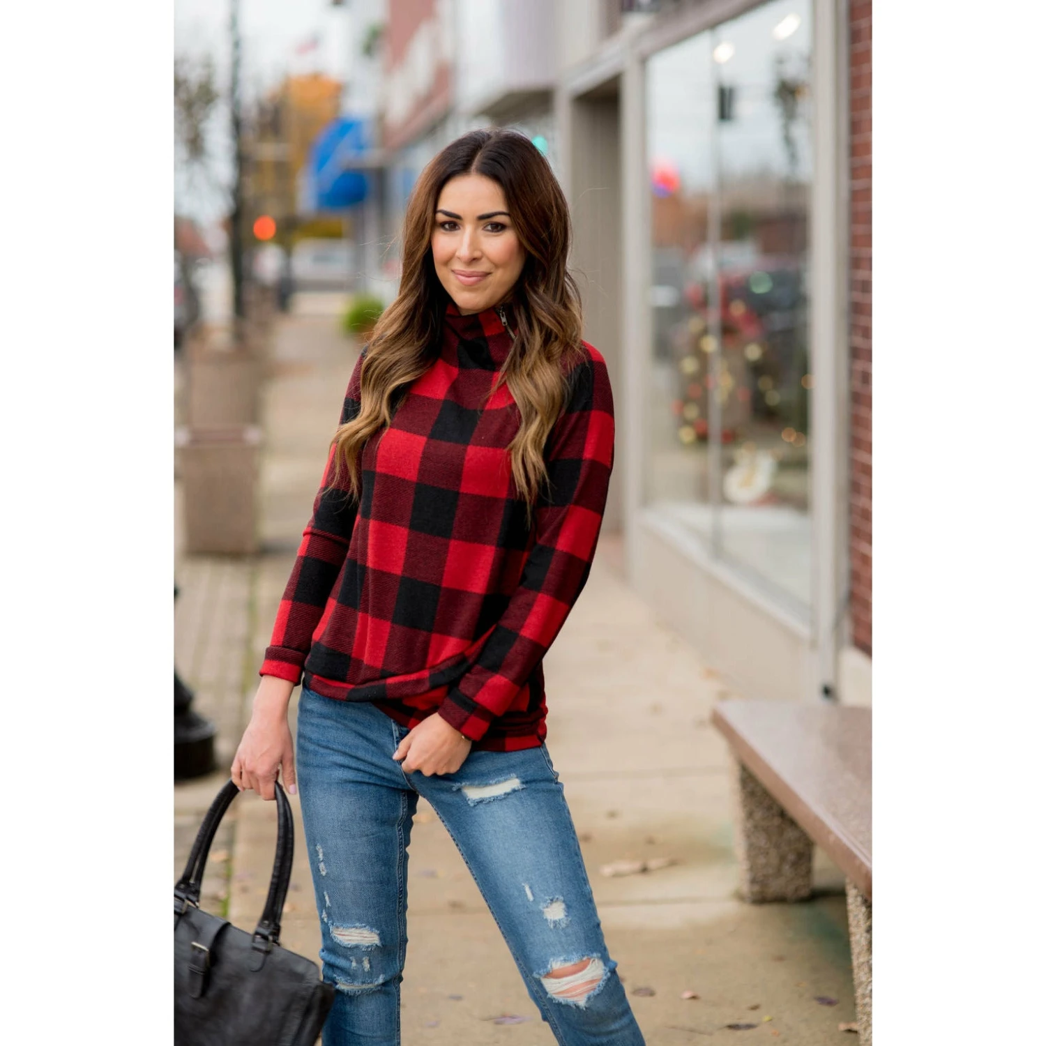 All Wrapped Up Buffalo Plaid Pullover 7 All Wrapped Up Buffalo Plaid Pullover - Image 7