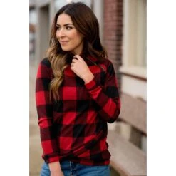 All Wrapped Up Buffalo Plaid Pullover 19 All Wrapped Up Buffalo Plaid Pullover -Women's Clothing Store BB 5436 18786e04 e640 444d bbb5 81eb7941393d