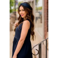 Faux Layered Pocket Tank Dress -Women's Clothing Store BB 5441 153a871f f6fc 4097 adea b5029fee1f08