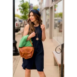 Faux Layered Pocket Tank Dress -Women's Clothing Store BB 5451 6845ccf2 40e4 4690 b275 e613d535b497