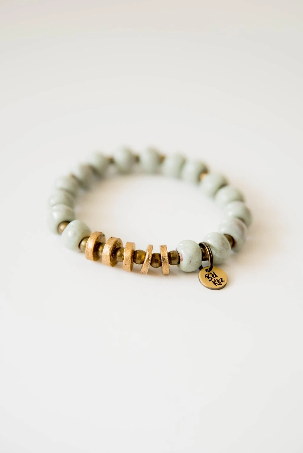 Bel Koz Flat Bead Bracelet 13 Bel Koz Flat Bead Bracelet - Image 13