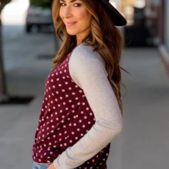 Polka Dot Baseball Tee 23 Polka Dot Baseball Tee -Women's Clothing Store BB 5477 9679ca86 a073 4d3b 8d17 e192c3263437 708998