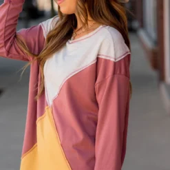 Raw Edge Stitch Tee -Women's Clothing Store BB 5484 34de8fb9 1560 421b 8994 725e846b1d3b 418928