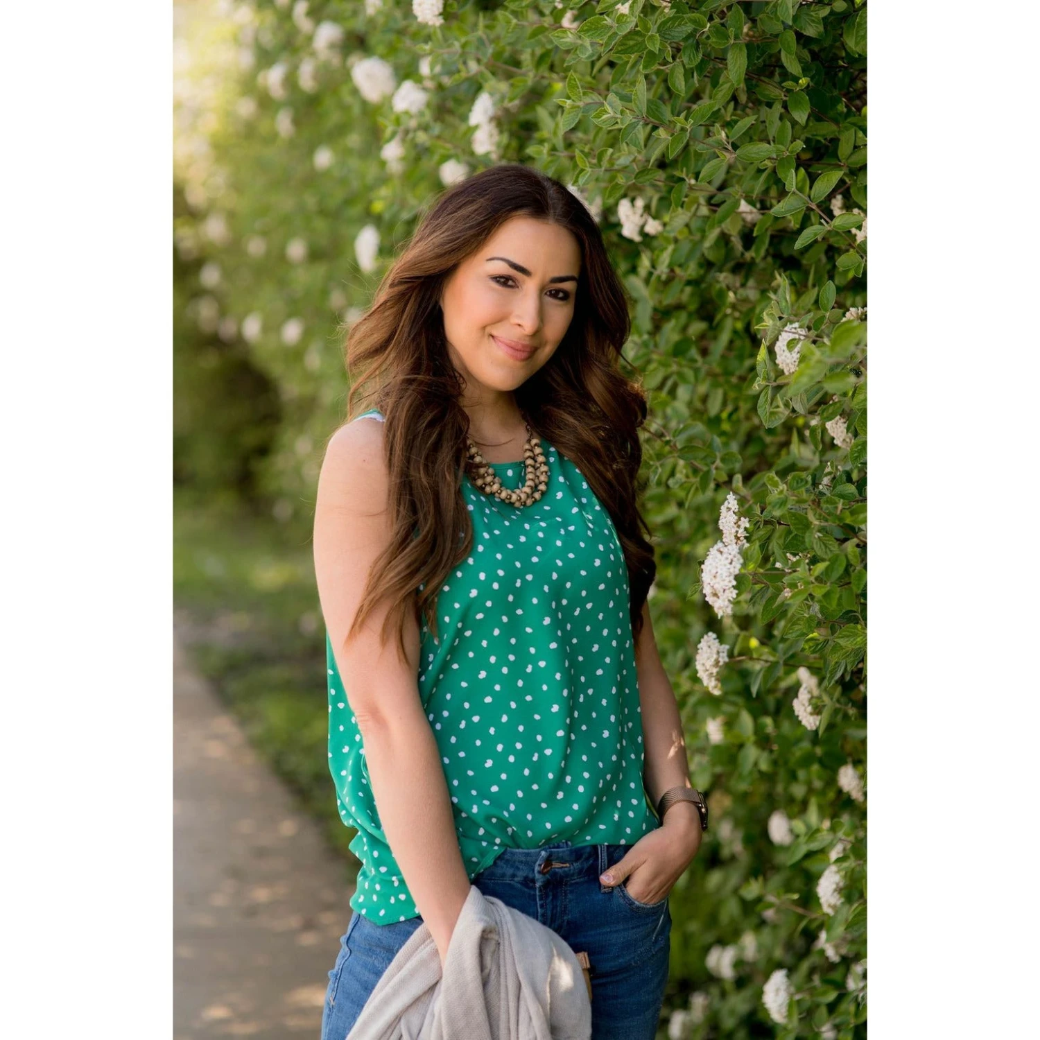 Spotted Peep Back Tank 11 Spotted Peep Back Tank - Image 11